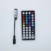 Fita de LED com Controlador de Lâmpada de Lótus Bluetooth Infravermelho de 44 Teclas Sem Fio Ativado por Som RGB Sete Cores 5V 12V Dimmer