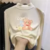 Top base para niña de cuello alto medio, nueva colección otoño/invierno 2026, ropa interior elegante, camiseta de manga larga, para niños mayores y bebés