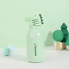 Copo térmico de aço inoxidável com design de animal de desenho animado personalizado, fofo design de panda e dinossauro, garrafa de água portátil para crianças, conveniente para estudantes