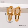 [Suministro Directo de Fábrica y Venta al por Mayor] Nuevos Pendientes de Acero de Titanio de Verano para Mujer, Pendientes Geométricos Antialérgicos, Pendientes Personalizados
