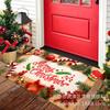 Feliz Navidad Feliz Navidad Tapete de Piso Tapete de Puerta Transfronterizo Deseo de Año Nuevo Tapete para Pies Alfombra de Santa