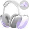 Funda Creativa Transparente Suave con Gradiente para Auriculares Airpodsmax Cubierta Protectora para Auriculares Apple