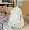 Mochila muy elegante para niñas, versión coreana, estilo ins, gran capacidad, adecuada para clases y tutorías, para estudiantes de secundaria y preparatoria