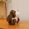 Juguete de Peluche Capibara Animal Juego de Lanzar Anillos con Tirador Trasero Tortuga Capibara Peluche que Abraza la Muñeca Rata de Agua Muñeca de Lanzar Anillos