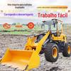 Empilhadeira carregadora tração nas quatro rodas pequena multifuncional 20 diesel 30 garra de madeira tigre de pernas curtas engenharia fazenda pequena empilhadeira
