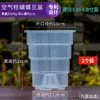 Maceta transparente estética de musgo de sphagnum para orquídeas phalaenopsis, maceta de plástico transpirable para plantas de interior calientes, maceta de resina Qingshan con control de raíces para dendrobium