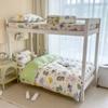 Juego de tres piezas para cama de dormitorio estudiantil Algodón puro 100% Algodón Dormitorio Individual 3 Cama litera de secundaria y universidad Juego de seis piezas