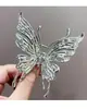 Diseño de Personalidad Sentido Estilístico Pinza Líquida de Mariposa Clip Metálico Estilo Frío Parte Trasera de la Cabeza Pinza Grande de Tiburón Nuevo Pinza para el Cabello Accesorios para el Cabello