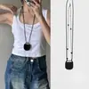 Colar de Dopamina "Estrela" Estrela Pequena Estilo Minimalista Pentagrama Corrente Longa para Moletom Pingente Versátil