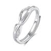 Anillo de Pareja Lianyi Amor para Hombre y Mujer Plata S925 Diseño de Nicho Anillo Abierto Mori Joyería de Regalo Venta al por Mayor