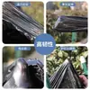 Bolsas de Basura Negras Grandes de Boca Plana, Extra Gruesas, Extra Grandes, para Administración de Propiedades de Hotel, Bolsas de Plástico Súper Gruesas 80x100