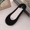 Meias Invisíveis Femininas de Corte Baixo, Meias Invisíveis de Seda Gelada, Meias Invisíveis Cortáveis, Meias de Algodão Respiráveis com Silicone Antiderrapante para o Verão, Estilo Fino Versátil