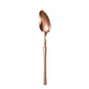 Cubertería de Acero Inoxidable Temu Transfronteriza Juego de Cuchara para Café, Cuchillo y Tenedor Pequeño con Forma de Cintura Vajilla Estilo Occidental Cuchillo y Tenedor Estilo Occidental