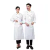 Ropa de trabajo de chef multicolor para hombre de manga larga soporte Traje de hotel comedor cocina restaurante ropa de otoño e invierno ropa de cocina