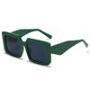 Nueva moda Pra caja simple pasarela europea y americana comercio exterior gafas de sol ins popular moda callejera gafas de sol transfronterizas