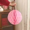 Lanternas de Papel em Favo de Mel para Casamentos, Festivais, Primeiros Aniversários, Decorações de Inauguração de Casa, Arranjos de Quarto de Casamento, Lanternas com Caractere de Dupla Felicidade, Conjunto de Pilares Atacado