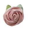 Estilo Japonés Frescas y Elegantes Rosas Rizadas de Tela DIY Hecho a Mano Pinza para el Cabello Simple Cordón para el Cabello Accesorios para Ropa