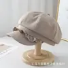 Sombrero Octagonal de Encaje Plegado Artístico Estilo Coreano 2026 para Mujer, Fresco y Lindo, Protector Solar, Moderno, Versátil, Tendencia de Sombrero de Artista
