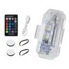 Luces de Advertencia de Colores Parpadeantes Populares para Coches y Motocicletas, Luces de Control Remoto para Drones, Luces Impermeables Recargables para Bicicletas y Aviones