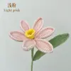 Flor artificial de narciso de hilo tejido a crochet, regalo para el Festival Qixi y el Día del Maestro, ramo tejido terminado, ramo decorativo transfronterizo
