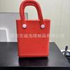 Suministro transfronterizo nueva bolsa mini de EVA con agujeros DIY pequeña fresca impermeable sin lavado bolsa de playa bolsa de hombro cruzada