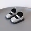 Botas de Couro Outono e Inverno para Meninas, Botas, Botas Curtas de Lantejoulas para Meninas, Sapatos de Couro Antiderrapantes de Princesa, Sapatos para Bebês e Crianças Pequenas, Sapatos Infantis da Moda