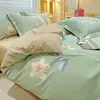 Colección nueva 2026: Juego de ropa de cama de cuatro piezas, 100% algodón, engrosado, cepillado y estampado, que incluye una funda de edredón, una sábana plana y una sábana ajustable
