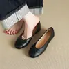 Zapatos Planos Weiwai Girl 8388-6 Estilo Francés Lazo Suave Punta Baja, Zapatos Planos de Ballet Redondos para Mujer
