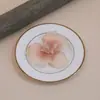 Cabeza de flor artificial, tocado de flor de Phalaenopsis, horquilla para el cabello, hecha a mano, bricolaje, pastel, mesa de postres, flor de seda decorativa al por mayor