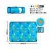 Esterilla de Playa Impermeable Plegable Extra Grande para Exteriores, Esterilla de Picnic para Acampar, Esterilla Impermeable a la Humedad, Esterilla de Picnic Ultrasónica con Película de Aluminio Engrosada