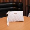 Bolsa de Mão Feminina Acolchoada com Bordado de Diamante Estilo Ocidental Tendência de Luxo Leve Material PU Simples e Fashionable Bolsa para Venda por Atacado Transfronteiriça
