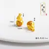 Accesorios para Manualidades de Calabaza Sha Jin Vietnamita de Larga Data Quemado Método Antiguo Azul Xiangyun Fulu Colgante Accesorios para Cuerda de Pulsera