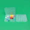 Caja de Almacenamiento Transparente de 36 Compartimentos para Organizar Joyería, Cuentas de Cera, Cajas de Plástico para Clasificar Cuentas Pequeñas y Cuentas Perler