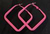 Aretes Cuadrados Coloridos de Primavera y Verano 2024 Nuevos Aretes de Moda Aretes Simples y Elegantes Clips Populares para Mujer