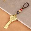 Chaveiro de latão pingente doze Zodíaco Chave de Ouro pingente de cobre puro chaveiro de carro homens e mulheres presente personalizado