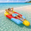 Ventas Directas de Fábrica Balsa Inflable Forma de Helado Balsa Inflable de PVC para Adultos Personalizable