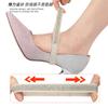 Zapatos de tacón alto, zapatos puntiagudos, multicolor, finos, con cinturón de destello, instalación sin taladro, sin tacón, tacón anticaída, elástico, fijo, con correa perezosa