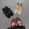 Zapatos Mary Jane de estilo francés retro para mujer, nuevo modelo de otoño 2026, con una sola correa de hebilla, adecuados para combinar con faldas, tacones de punta cuadrada