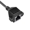 Cable de Red Categoría 5 Macho a Hembra Cable de Red Cable de Red Rj45 Cable de Extensión con Orejas y Agujeros para Tornillo para Fijación