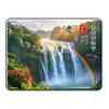 Imán Magnético de Vidrio de Cristal de Guizhou para Refrigerador Souvenir Turístico del Área Escénica de la Cascada Huangguoshu Imán de Refrigerador Cultural y Creativo Personalizado