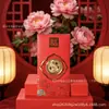 Año de la Oveja Moneda Conmemorativa de la Suerte Sobres Rojos de las Cien Bendiciones Dinero Oveja Moneda de Oro Sobre Rojo para Año Nuevo Oveja del Zodiaco Sobre Rojo de Lámina de Oro Saludos de Año Nuevo