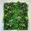 Parede de Plantas Parede de Fundo de Plantas Verdes Decoração de Parede Interna Varanda Cabeça de Porta Tridimensional Gramado Artificial Biônico