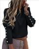 Camisa Wish Popular de Otoño e Invierno de Manga Larga con Botones y Estampado de Piñas para Mujer Ropa de Mujer Gran Cantidad en Stock