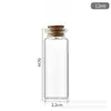 Botellas con Corcho de 22 mm en Stock, Botellas para Dulces, Botellas de Deseos DIY, Botellas de Deriva con Corcho, Botellas Dispensadoras de Píldoras de Madera de Agar