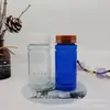 Botella de bambú recta mediana de 120 ml botella de cápsula sólida botella para el cuidado de la salud botella de aceite de pescado botella de material para mascotas botella de plástico