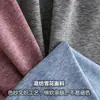 Traje de Ropa Interior Térmica de Doble Color de Terciopelo con Cuello Redondo en V para Hombre y Mujer Otoño/Invierno Ropa y Pantalones de Otoño Alta Elasticidad Calor Rápido