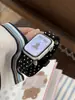 Correa de Reloj de Punto con Hebilla Magnética de Puntos de Ola Adecuada para Apple Watch iWatch 12ª Generación 11/10