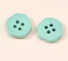 Botones Novedosos de Cuatro Agujeros con Forma de Nube en Colores Pastel de Gama Alta, Botones Florales Coloridos Lindos y Versátiles para Abrigos y Pijamas
