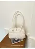 Moda transfronteiriça, bolsa de mão de nicho estilo coreano, bolsa tote para o dia a dia com padrão de diamante, bolsa Boston, luxo leve, textura de alta qualidade, bolsa de ombro