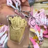 Chaveiro Pingente Ouro Puro 999 Desenho Animado Fofo Gato Kt Bolinho de Arroz Corrente para Celular Pingente Atacado